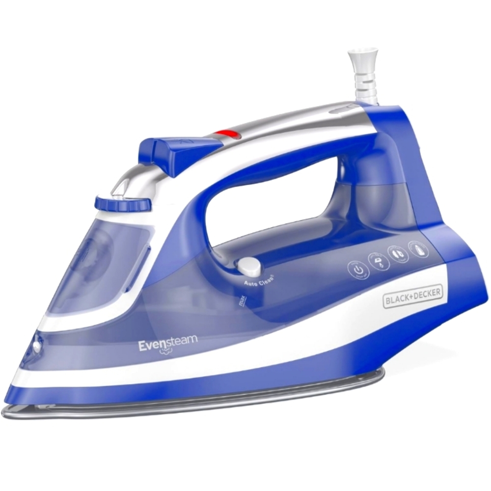 Black+Decker Blue Steam Iron